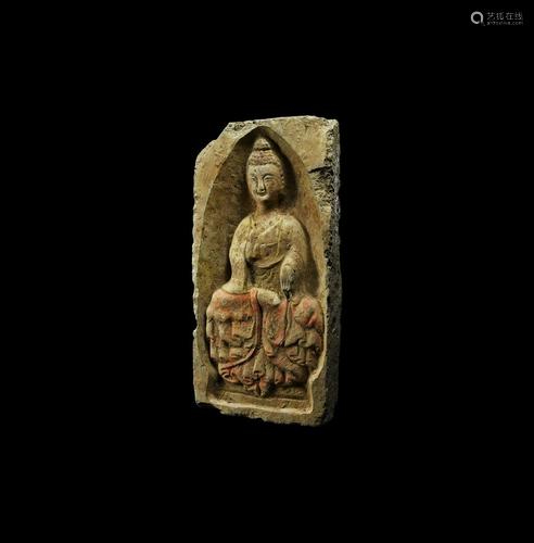 Chinese Northern Wei Buddha Brick