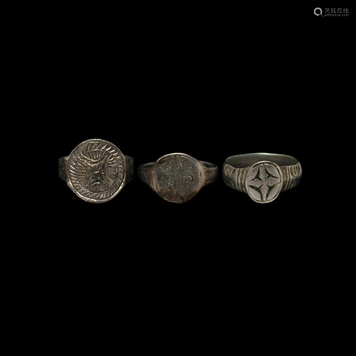 Medieval Period Silver Ring Collection