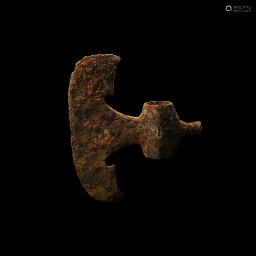 Medieval Iron Poleaxe