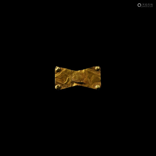 Merovingian Gold 'Propeller-Shaped' Decoration