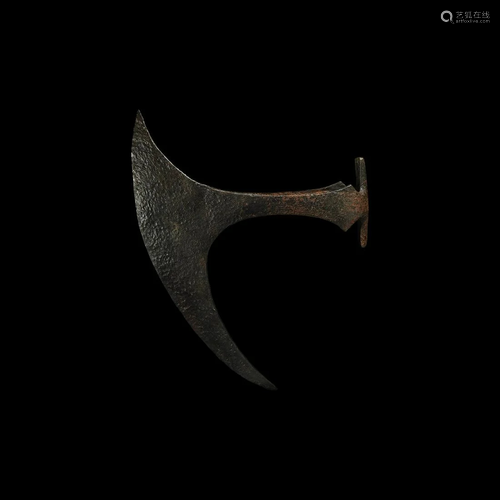 Large Viking Hook-Bladed Axehead