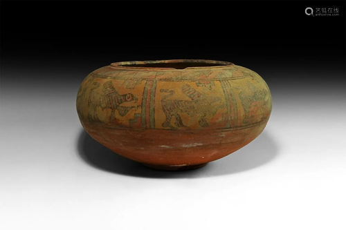 Indus Valley Large Polychrome Storage Jar