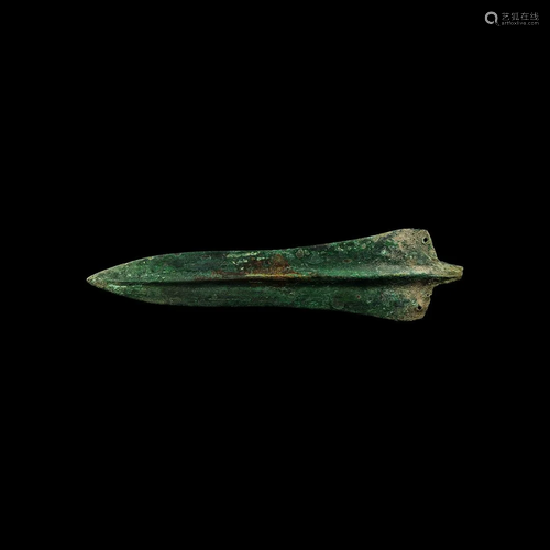 Bronze Age Rivetted Dagger Blade