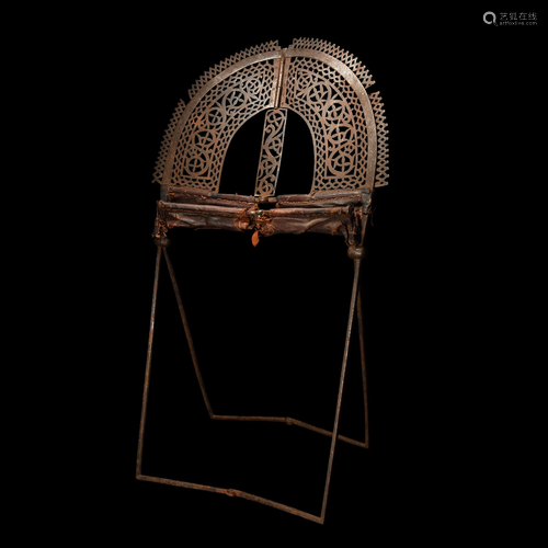 Ethiopian Folding Lectern with Cross Design