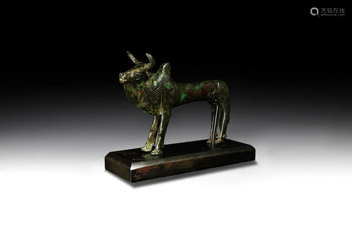 Bactrian Bull Statuette