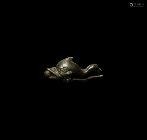 Roman Dolphin Brooch