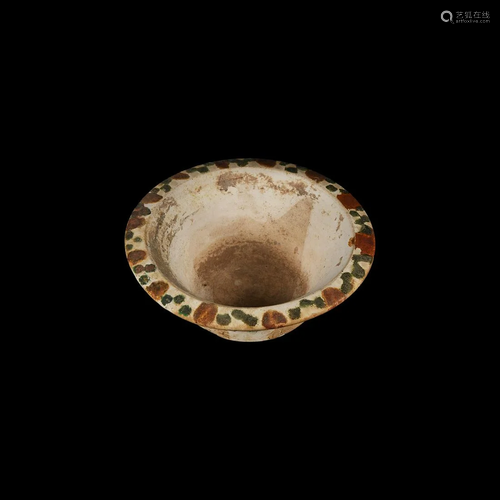 Chinese Tang Glazed Decorated Bowl