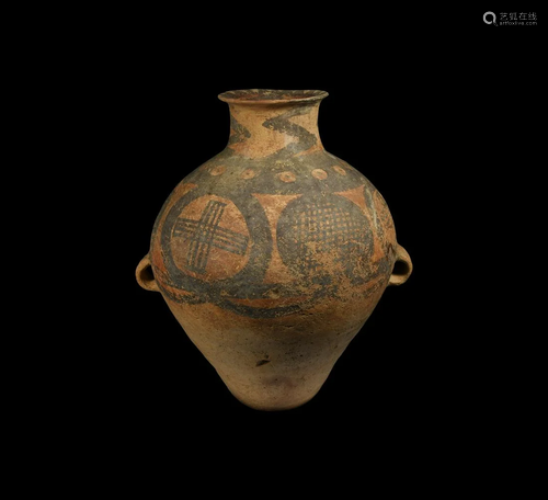 Chinese Neolithic Painted Jar