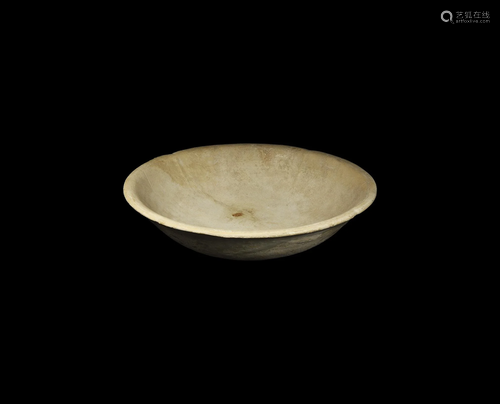 Large Chinese Tang Whiteware Dish