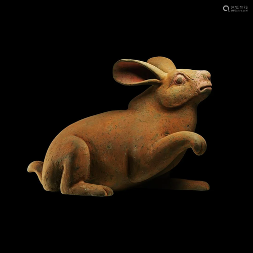 Chinese Han Ceramic Rabbit