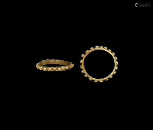 Roman Gold Ring with Nodules