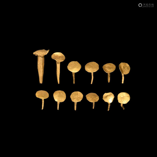 Roman Gold Decorative Stud Collection