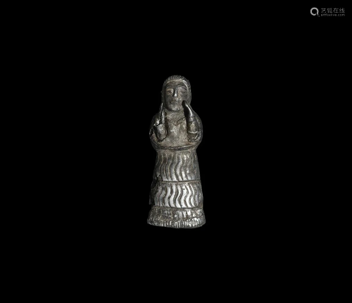 Assyrian Silver Statuette