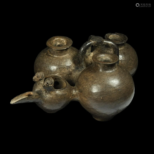 Zoomorphic Spouted Kernos Vessel