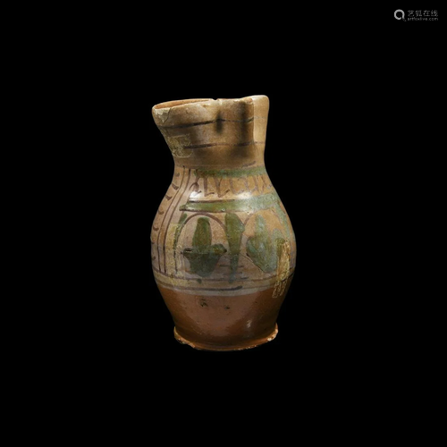 Medieval Majolica Archaic Jug