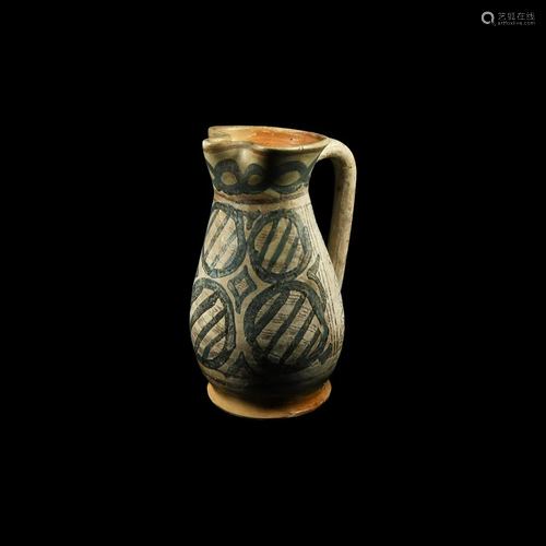 Medieval Majolica Pitcher