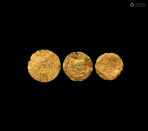 Byzantine Gold Repousse Disc Collection