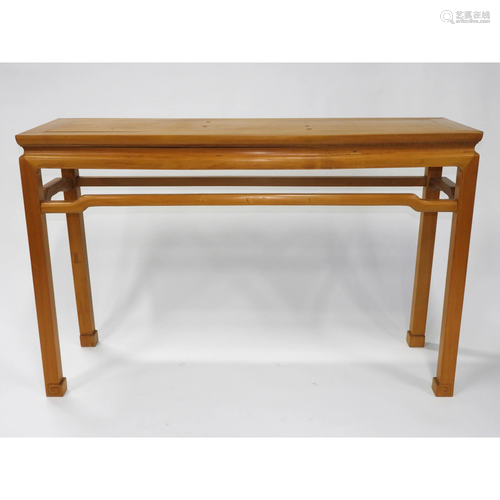 A Chinese Elmwood Altar Table, 中式榆