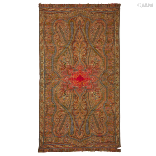 A Kashmir Pashmina Shawl, Northern India, 118.1 x 57.5