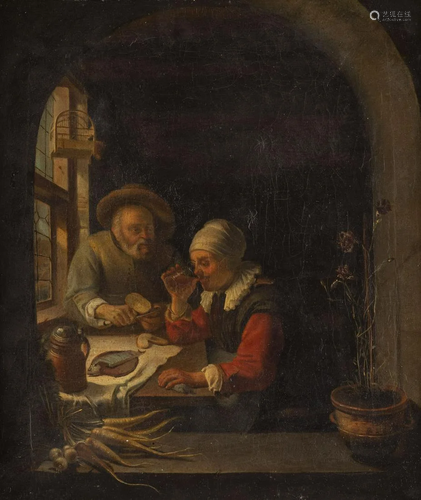 GERARD DOU (NACHFOLGER DES SPAETEN 19. JH.), INTERIEUR