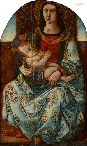 LOMBARDISCHE SCHULE, MADONNA MIT KIND