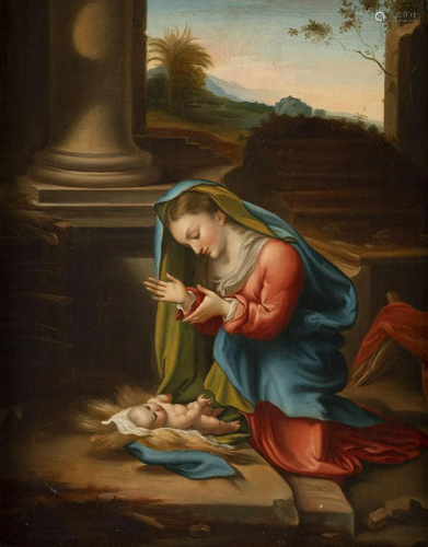 ANTONIO DA CORREGGIO (NACHFOLGER), MADONNA, DAS KI…