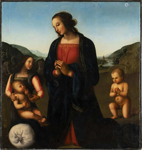 PIETRO PERUGINO (WOHL WERKSTATT ODER SCHULE), MADON…