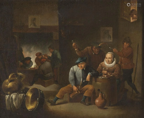 DAVID TENIERS DER JUENGERE (SCHULE), INTERIEUR MIT