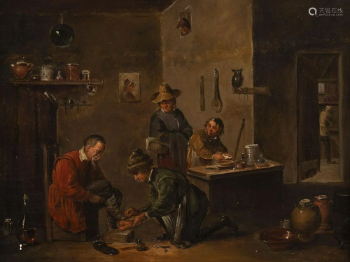 DAVID TENIERS DER JUENGERE (ATTR.), DIE FUSSOPERATION