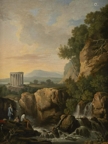 CLAUDE JOSEPH VERNET (ATTR.), WASSERFAELLE BEI TIVOLI