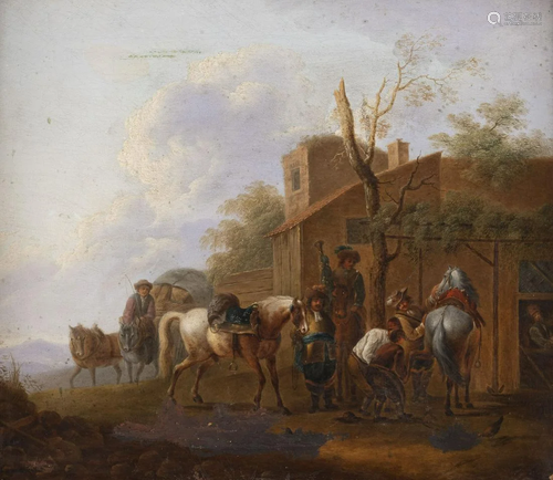 PHILIPS WOUWERMANS (NACHFOLGER DES 18. JH.), BEIM