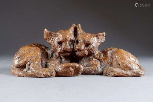 Thierry Van Ryswyck (sculpteur animalier, Anvers 1911 - Vall...