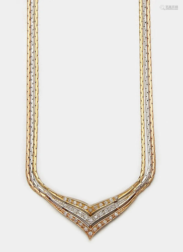 Feines Diamantcollier