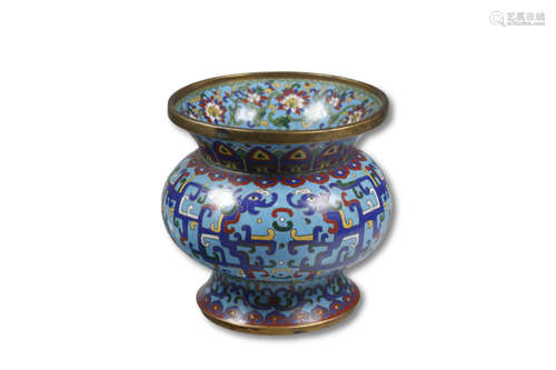 A Dragon Pattern Cloisonne Vase