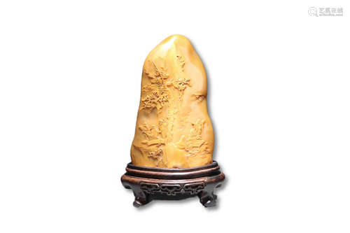 A Shoushan Stone Carved Buddhist Story Seal