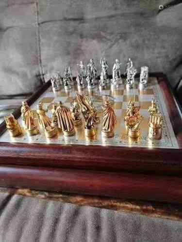 European silver war chess