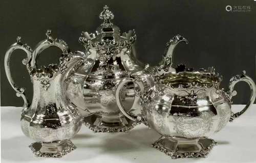 Italian silver wine set