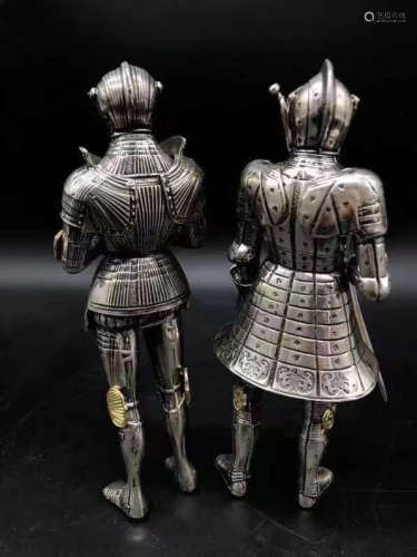 Italian silver figure