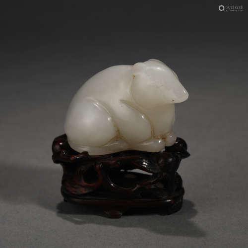 Hetian Jade Rat in Qing Dynasty