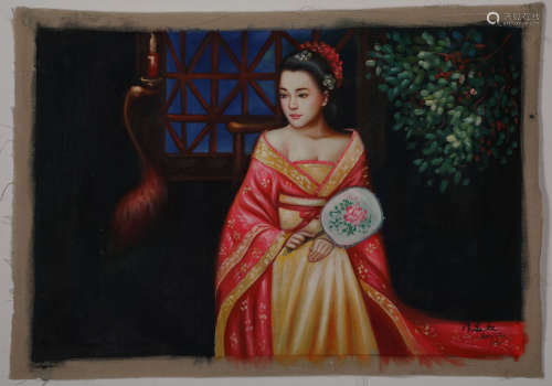 Chen Yiya's oil painting figures