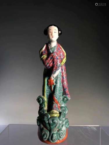 Pastel Figures in Qing Dynasty