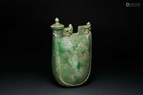 Monkey head skin pot in Liao dynasty