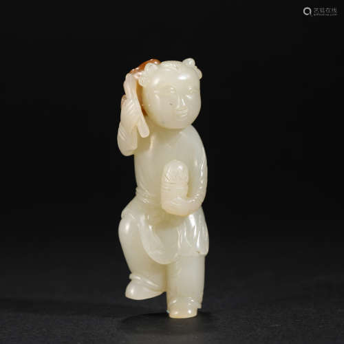 Hetian Jade Figurines in Qing Dynasty