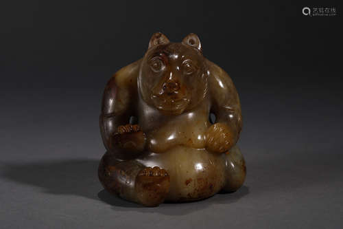 Hetian Jade Bear in Han Dynasty