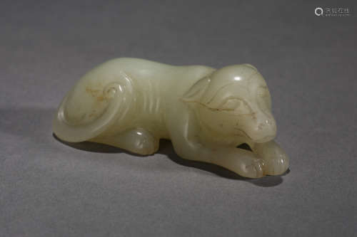 Hetian Jade Dog in Qing Dynasty