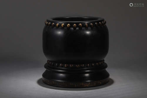 Wooden Milk Nail Incense Burner in Qing Dynasty