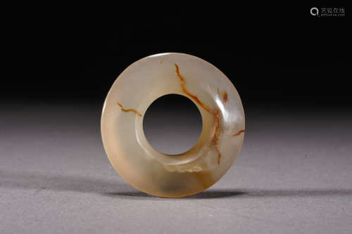 An agate ring