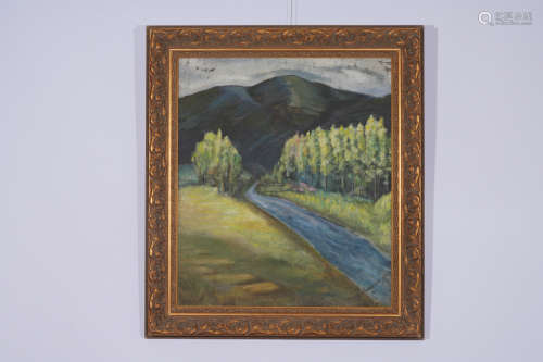 A 'landscape' oil painting