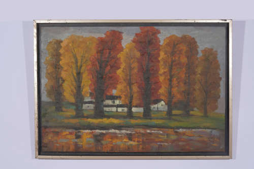 A 'landscape' oil painting