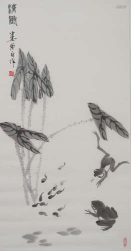 A Lou shibai's painting(without frame)